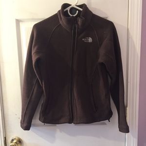 Brown north face fleece